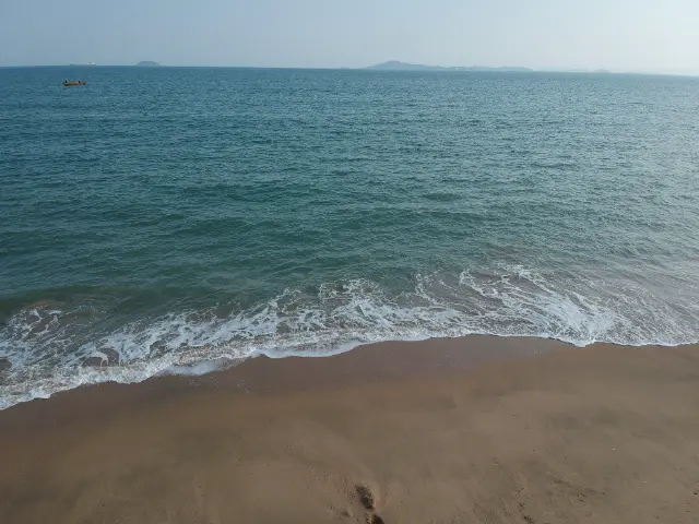 Drone Shot at Huangcuo Beach, Xiamen