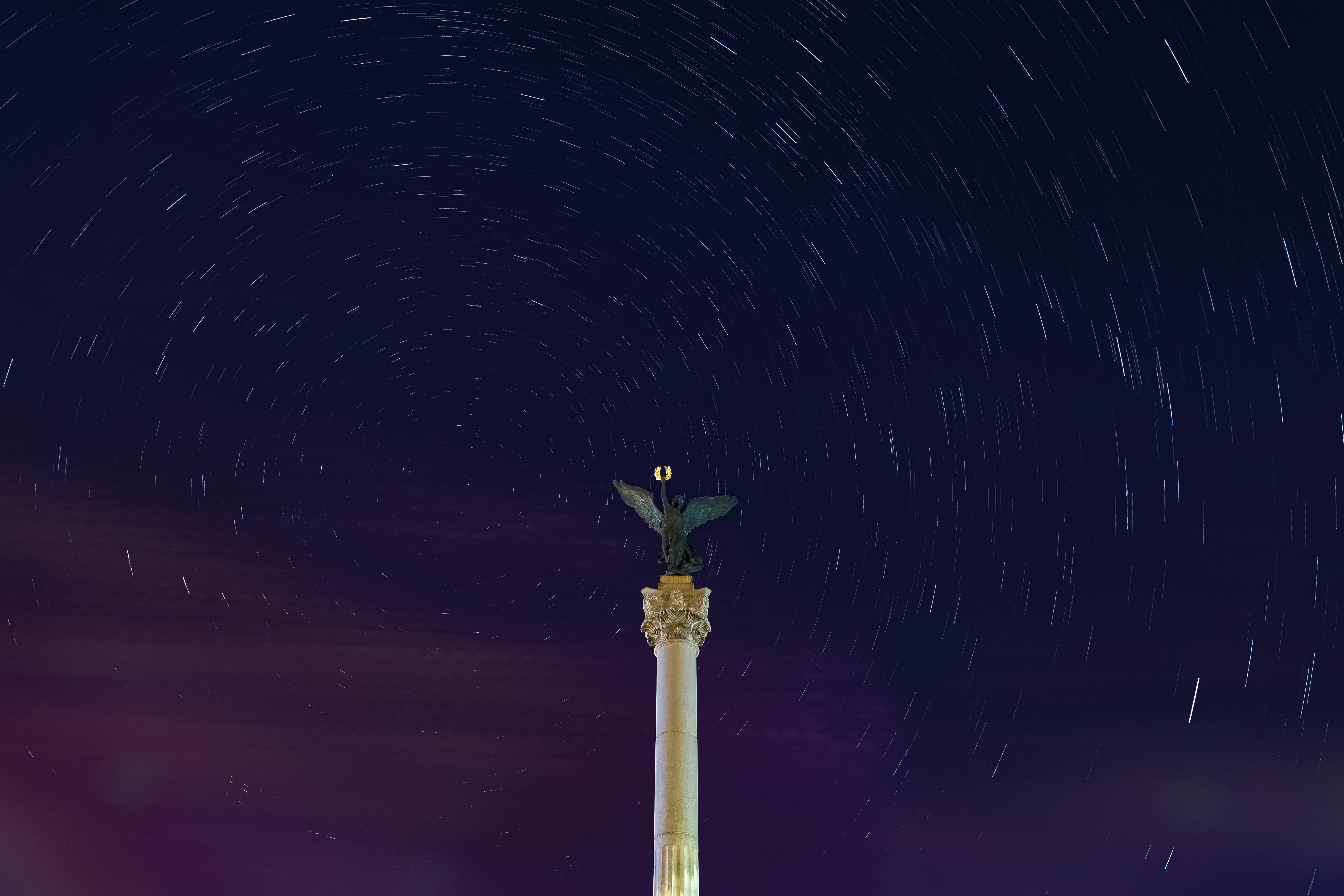Star Trail at Tianjin Italian Style Town