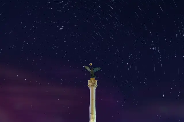 Star Trail at Tianjin Italian Style Town