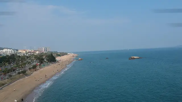Drone Video at Huangcuo Beach, Xiamen